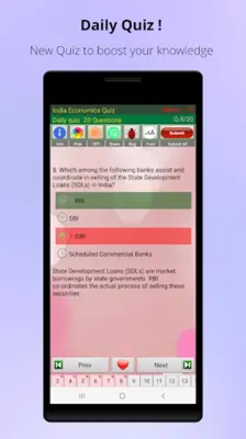 India Economics Quiz android App screenshot 9